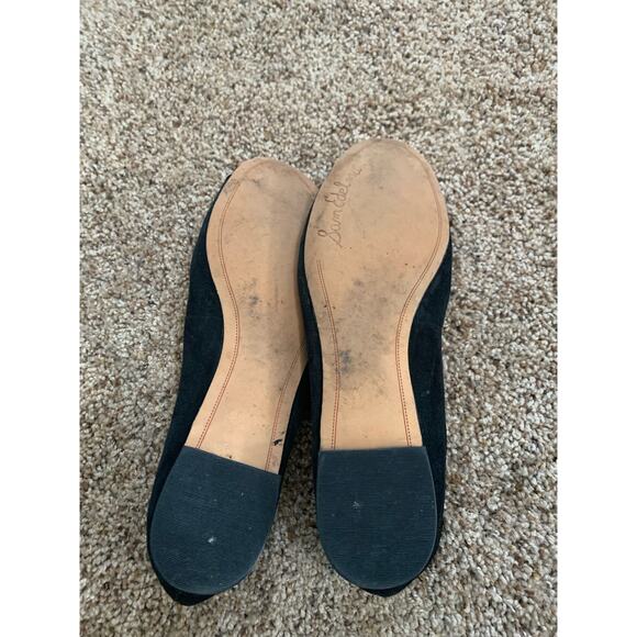 Sam Edelman Aster Black Leather Chrome Toe Flat Slip on 6.5 M Womens Loafer - Picture 6 of 10